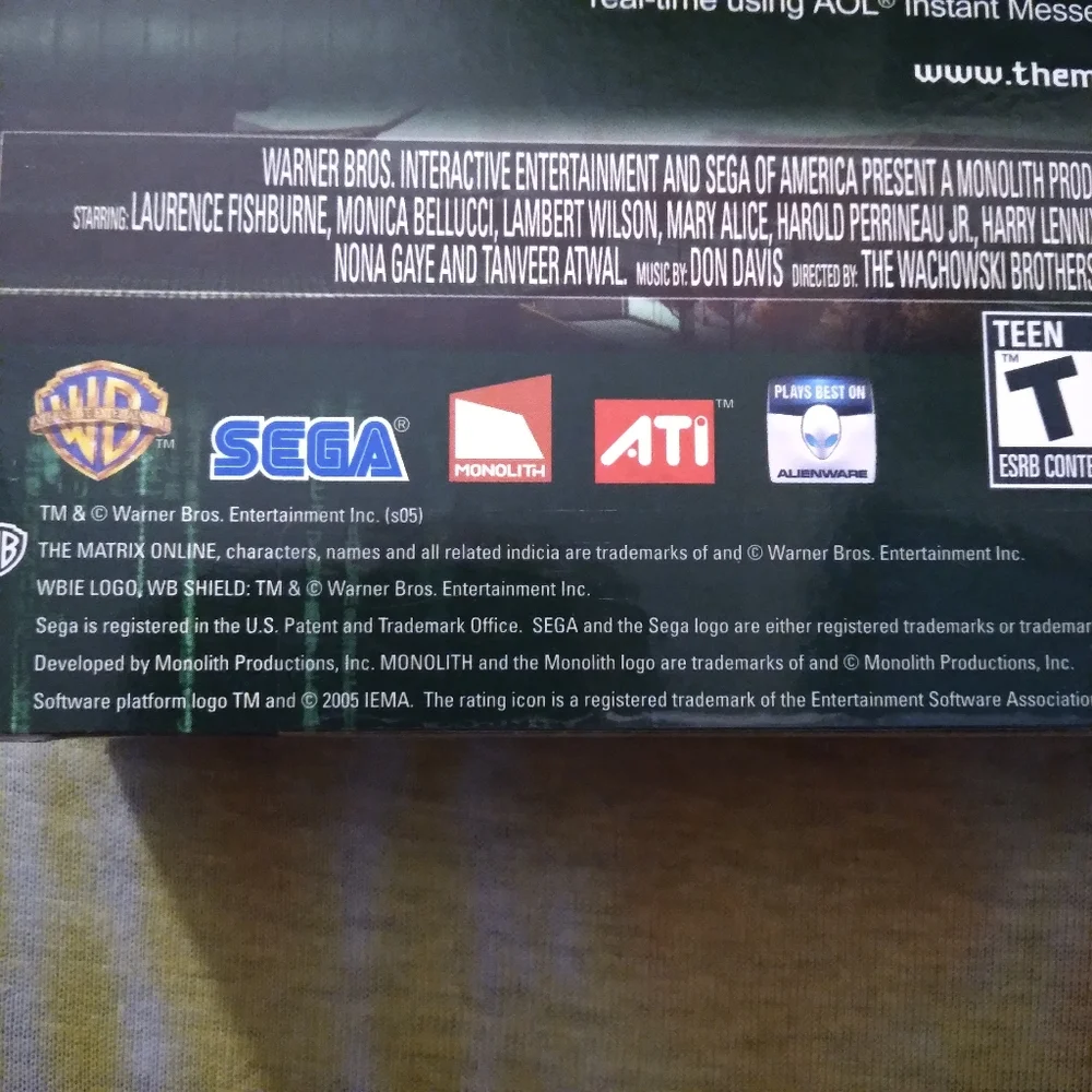 The Matrix Online FACTORY SEALED / Brand New (PC, 2005)